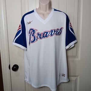 NEW Nike Men's 1974 Atlanta Braves Cooperstown Throwback Jersey #35 Size L